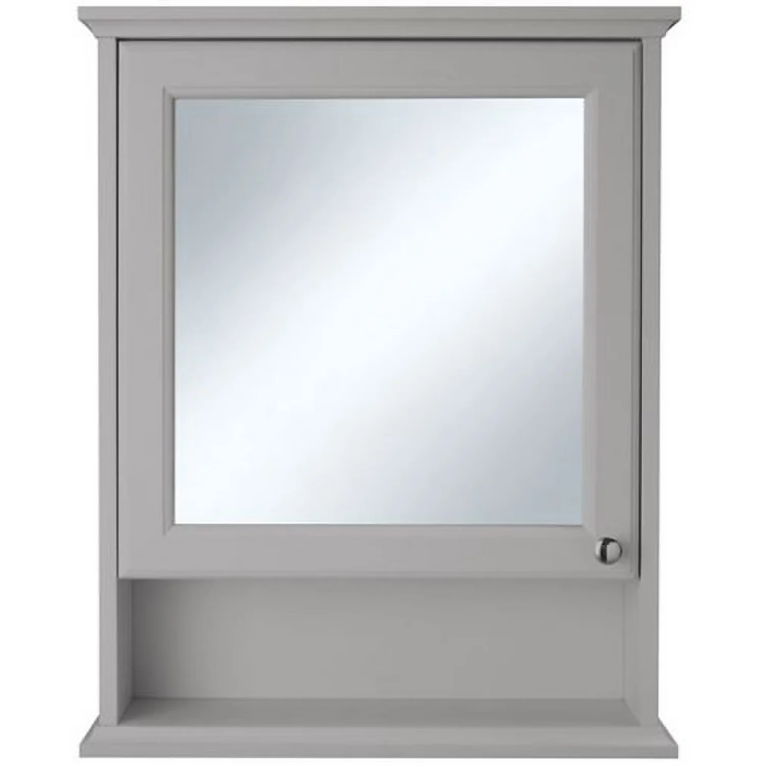 Bathstore Savoy Mirror Wall Cabinet - Gun Metal Grey 3 Bathstore Savoy Mirror Wall Cabinet - Gun Metal Grey