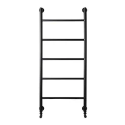 Bathstore Noir Ladder Style Heated Towel Rail Radiator With 5 Horizontal Round Tubes 1200mm X 530mm - Black 7 Bathstore Noir Ladder Style Heated Towel Rail Radiator With 5 Horizontal Round Tubes 1200mm X 530mm - Black -Triton None Store 12828520 1435008111602414