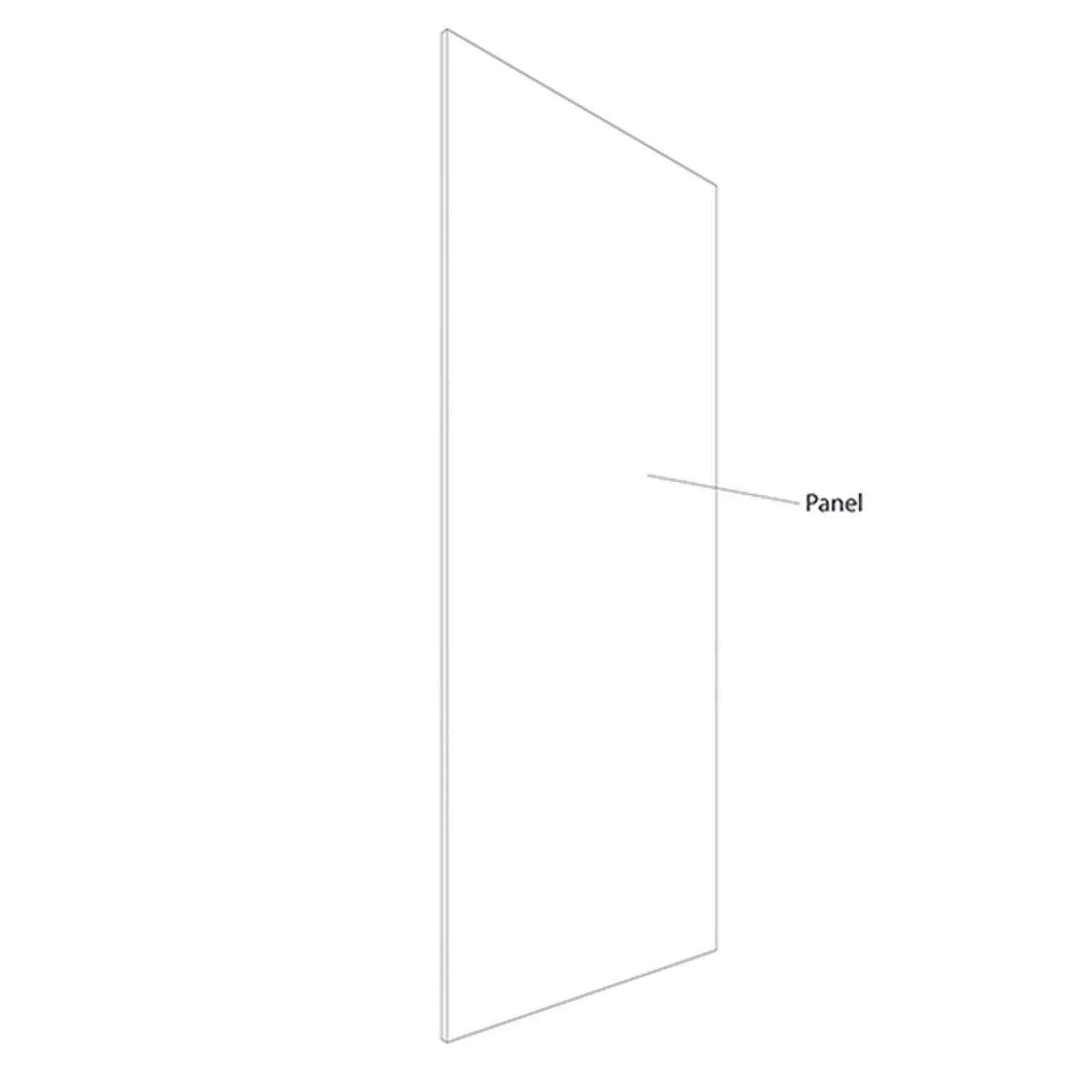 Wetwall White Gloss - 900mm - Square Edge - Laminate 5 Wetwall White Gloss - 900mm - Square Edge - Laminate - Image 3