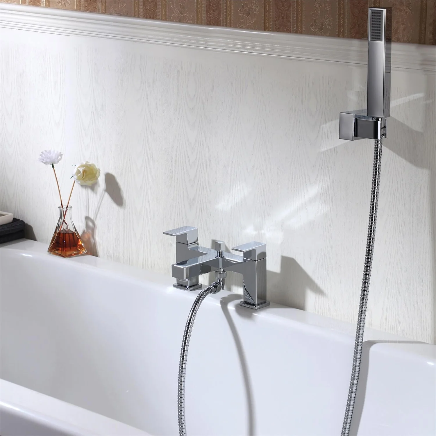 Hardraw Bath Shower Mixer Tap - Chrome 4 Hardraw Bath Shower Mixer Tap - Chrome - Image 2