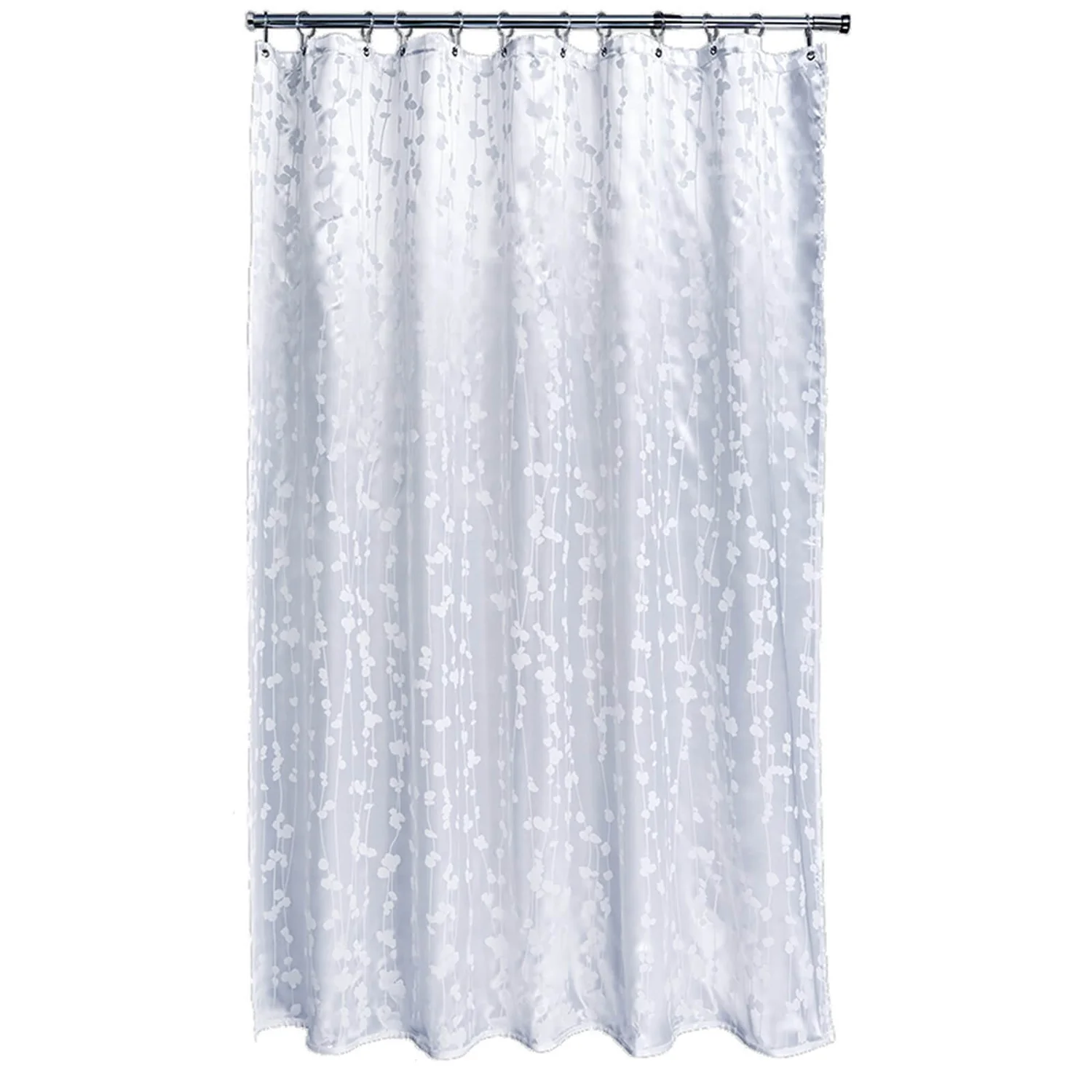 None Silk Leaf Shower Curtain 3 None Silk Leaf Shower Curtain