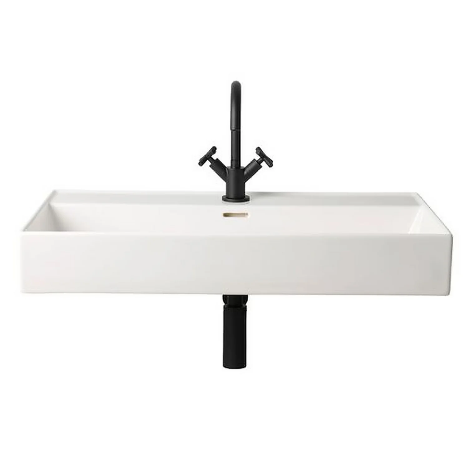 Bathstore Noir Veneto 800mm Basin 4 Bathstore Noir Veneto 800mm Basin - Image 2