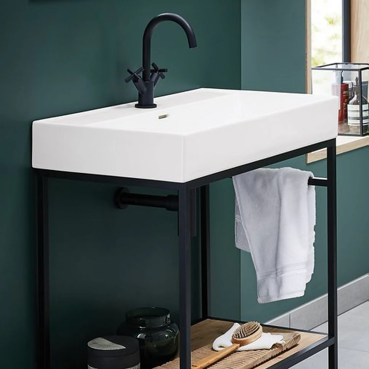 Bathstore Noir Veneto 800mm Basin 7 Bathstore Noir Veneto 800mm Basin - Image 5