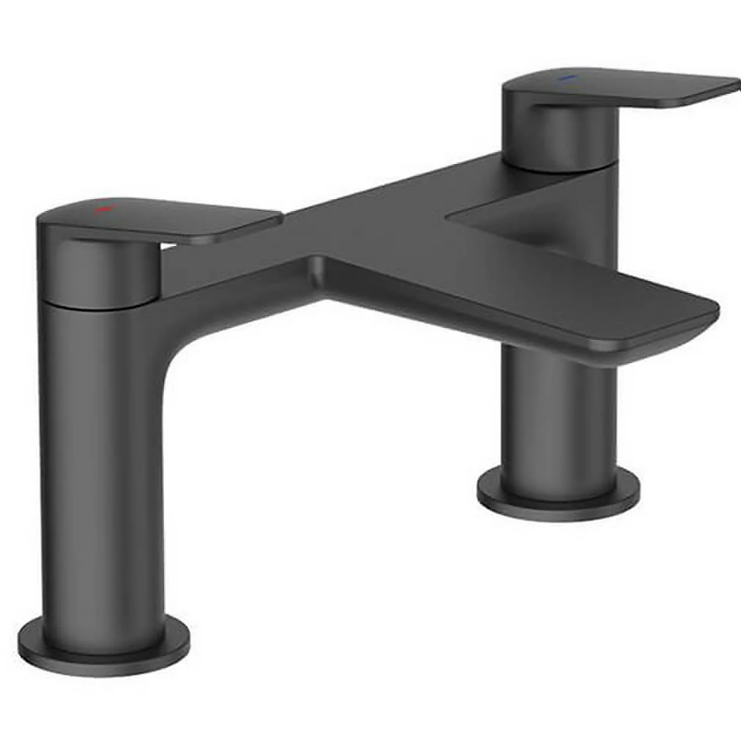 Bathstore Aero Deck Mounted Bath Tap - Matt Black 3 Bathstore Aero Deck Mounted Bath Tap - Matt Black