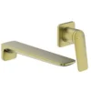 Bathstore Aero Wall Mounted Basin Mixer Tap - Brushed Brass -Triton None Store 12833258 8654886125906866