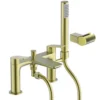 Bathstore Aero Shower Mixer Tap - Brushed Brass