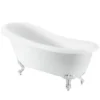 Bathstore Kingham Slipper Roll Top Bath With Silver Feet -Triton None Store 12833984 1694886140413897