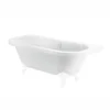 Bathstore Belmont Back To Wall Roll Top Bath With White Feet 2 Bathstore Belmont Back To Wall Roll Top Bath With White Feet -Triton None Store 12833986 2784978559038866