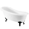 Bathstore Kingham Slipper Roll Top Bath With Black Feet 2 Bathstore Kingham Slipper Roll Top Bath With Black Feet -Triton None Store 12833989 4404970055663294