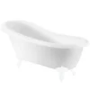 Bathstore Kingham Slipper Roll Top Bath With White Feet 1 Bathstore Kingham Slipper Roll Top Bath With White Feet -Triton None Store 12833994 1655028137170395
