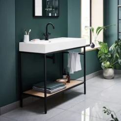 Bathstore Noir 1000mm Basin And Frame Unit 7 Bathstore Noir 1000mm Basin And Frame Unit -Triton None Store 12834235 6974886133278190