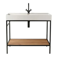 Bathstore Noir 1000mm Basin And Frame Unit