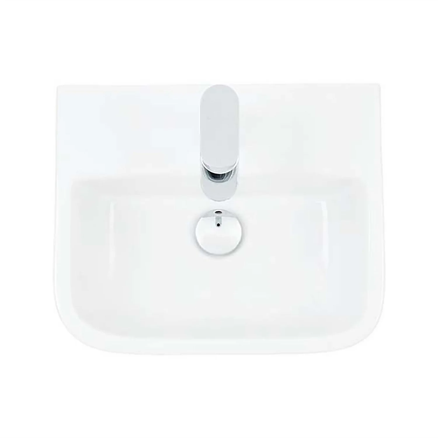 Bathstore Cedar 420mm Semi Recessed Basin 6 Bathstore Cedar 420mm Semi Recessed Basin - Image 4