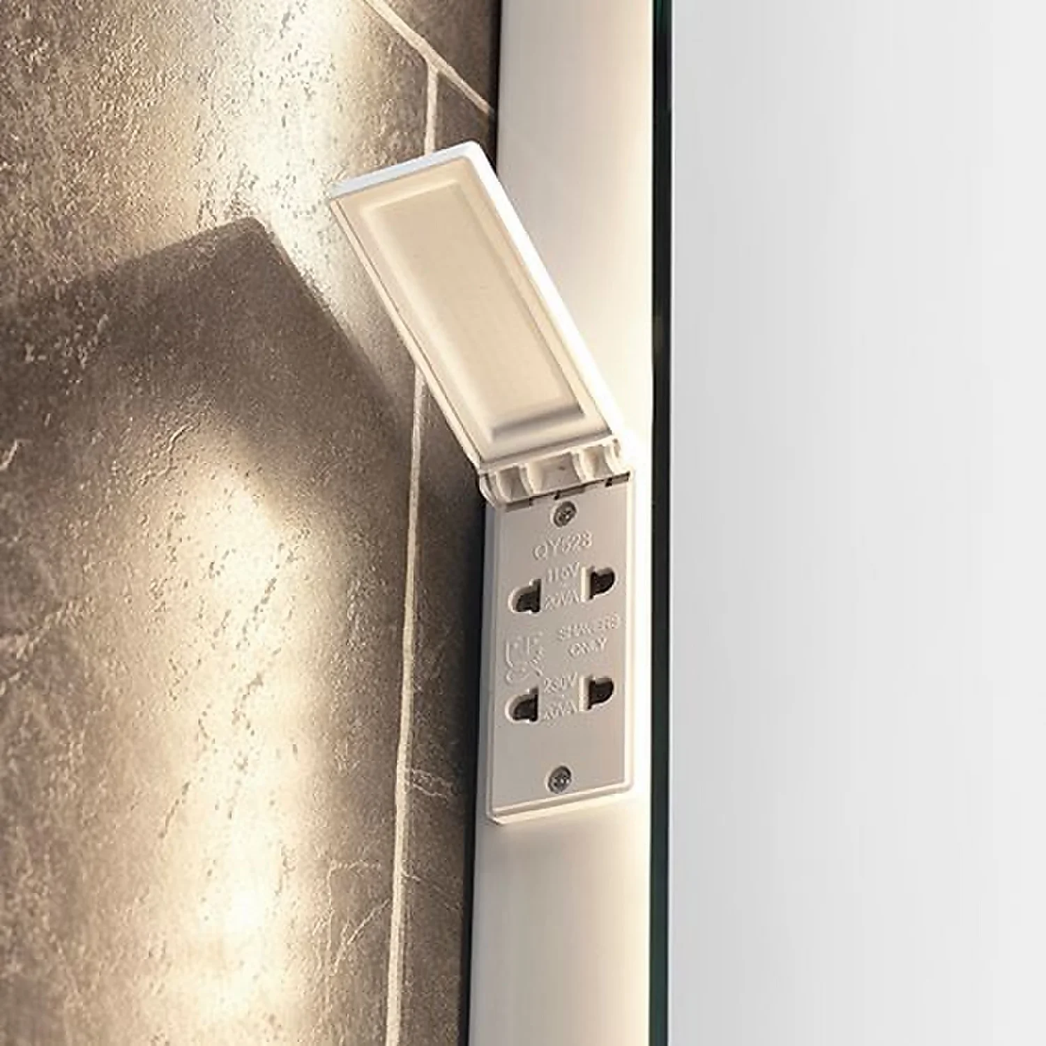 Bathstore Rhea Soft Edge Backlit LED Mirror 4 Bathstore Rhea Soft Edge Backlit LED Mirror - Image 2