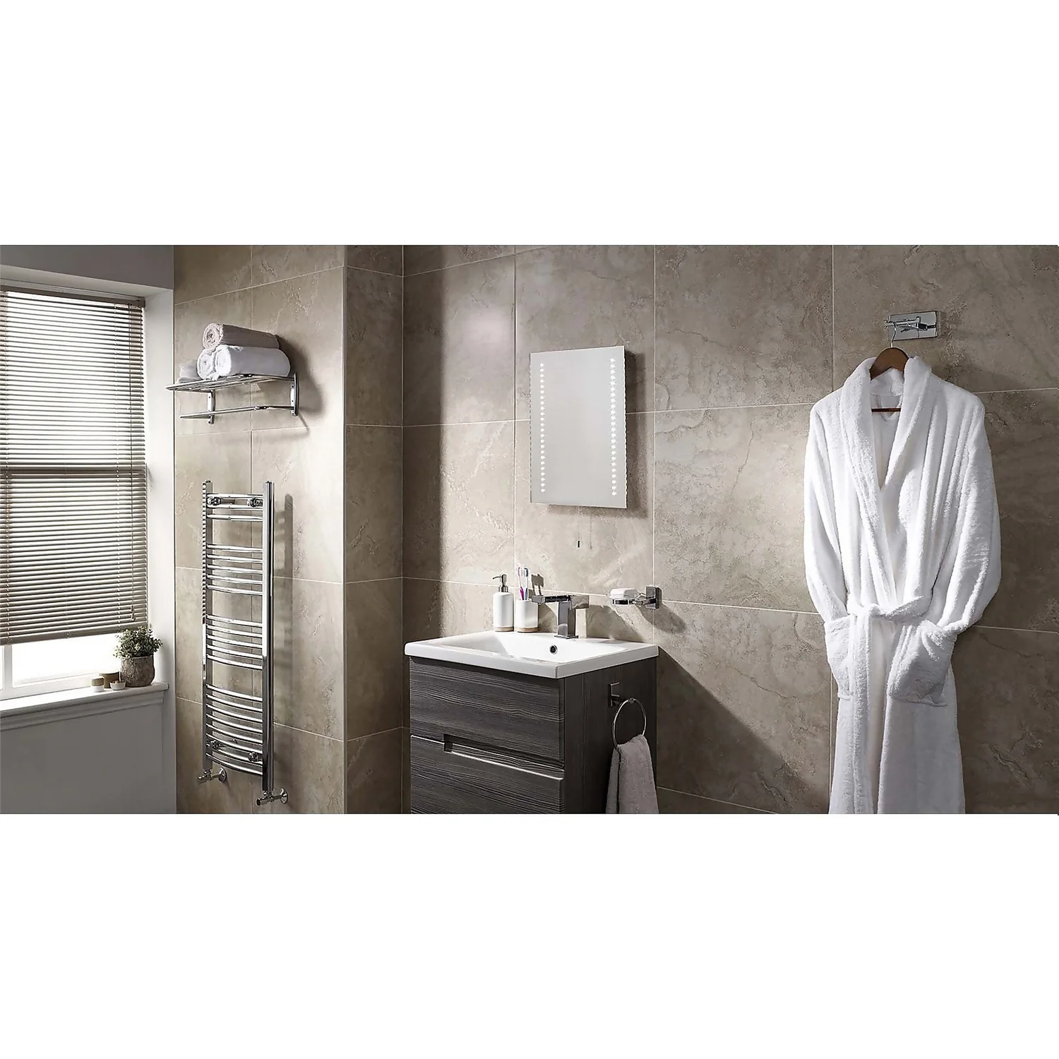 Bathstore Castor Single Door LED Mirror Cabinet 7 Bathstore Castor Single Door LED Mirror Cabinet - Image 5