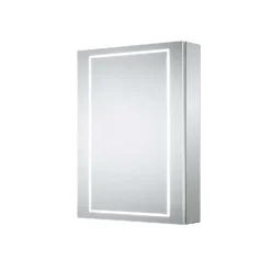 Bathstore Castor Single Door LED Mirror Cabinet