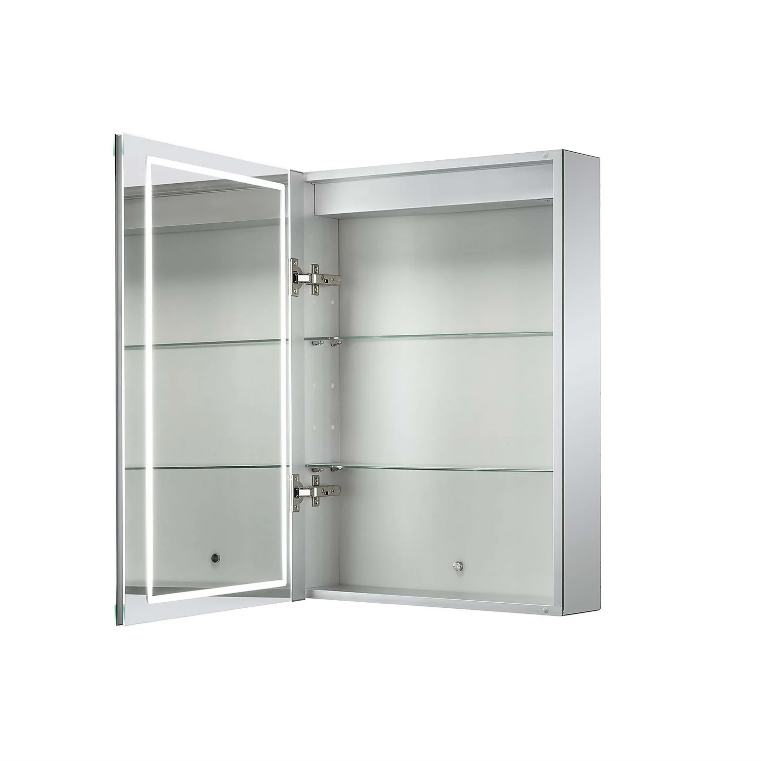 Bathstore Castor Single Door LED Mirror Cabinet 4 Bathstore Castor Single Door LED Mirror Cabinet - Image 2