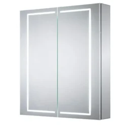 Bathstore Castor Double Door LED Mirror Cabinet -Triton None Store 12836071 1134886137736436