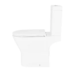 Bathstore Falcon Comfort Rimless Open Back Close Coupled Toilet -Triton None Store 12836735 5915030956705329