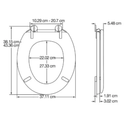 Bemis Montana Toilet Seat - White -Triton None Store 12837447 1434832962081551