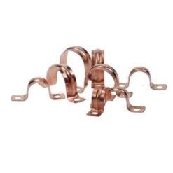 None Saddle Clip - Copper - 22mm - 10 Pack