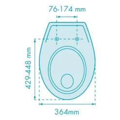 Cedo Soft Close Plastic Toilet Seat - White -Triton None Store 12838705 1414832983793943