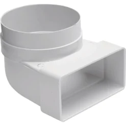 None Ducting Elbow 90 Degree Male / Female