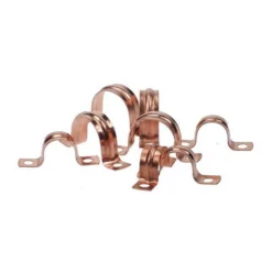 None Saddle Clip - Copper - 15mm - 10 Pack