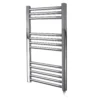 None Ladder Style Heated Towel Rail Radiator With 12 Horizontal Round Tubes 700mm X 400mm - Chrome -Triton None Store 12845071 1294843747909239