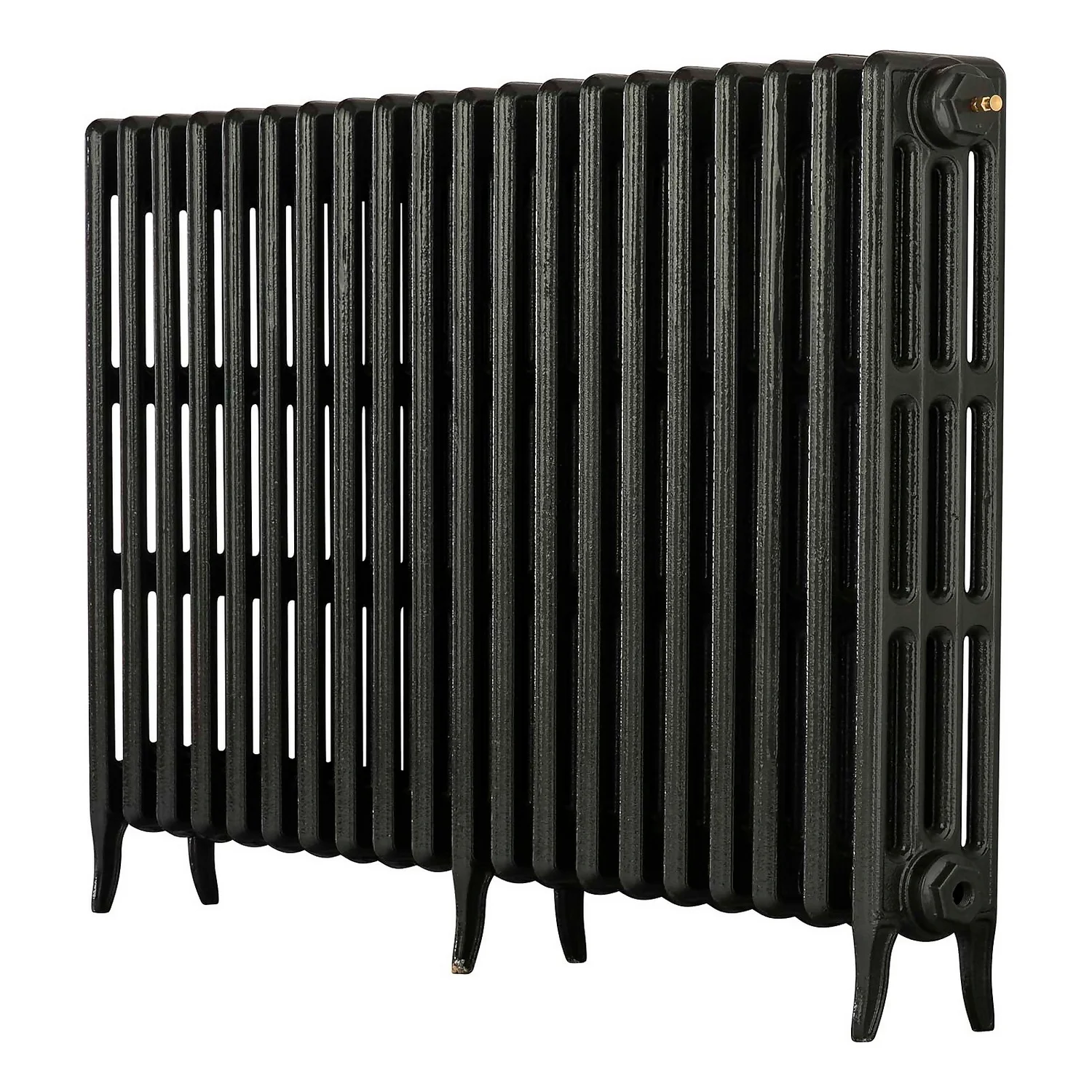 Arroll 4 Column Cast Iron Radiator 1114 X 760 - Black 3 Arroll 4 Column Cast Iron Radiator 1114 X 760 - Black