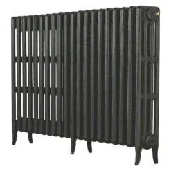 Arroll 4 Column Cast Iron Radiator 1114 X 760 - Pewter