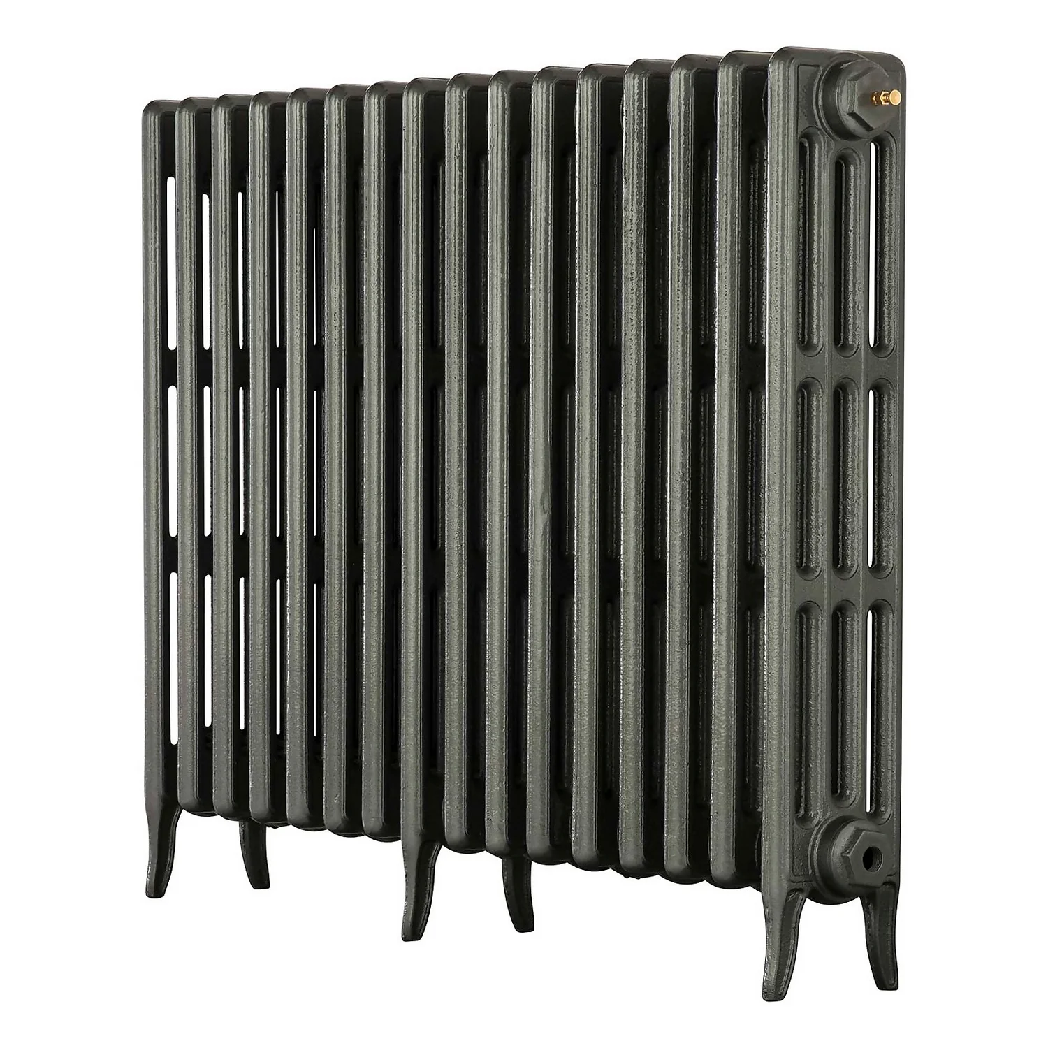 Arroll 4 Column Cast Iron Radiator 874 X 760 - Cast Grey 3 Arroll 4 Column Cast Iron Radiator 874 X 760 - Cast Grey