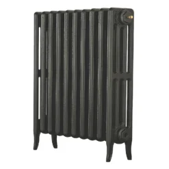 Arroll 4 Column Cast Iron Radiator 754 X 660 - Pewter
