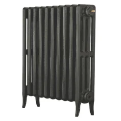 Arroll 4 Column Cast Iron Radiator 634 X 660 - Pewter