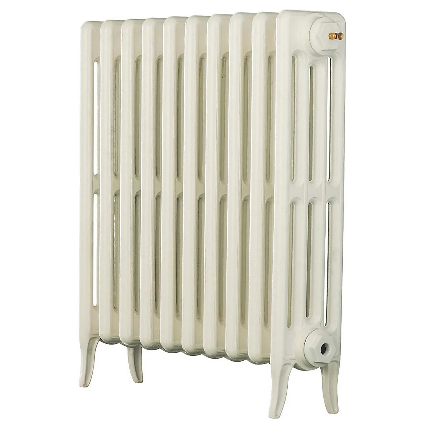 Arroll 4 Column Cast Iron Radiator 634 X 660 - White 3 Arroll 4 Column Cast Iron Radiator 634 X 660 - White