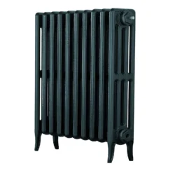 Arroll 4 Column Cast Iron Radiator 634 X 660 - Anthracite