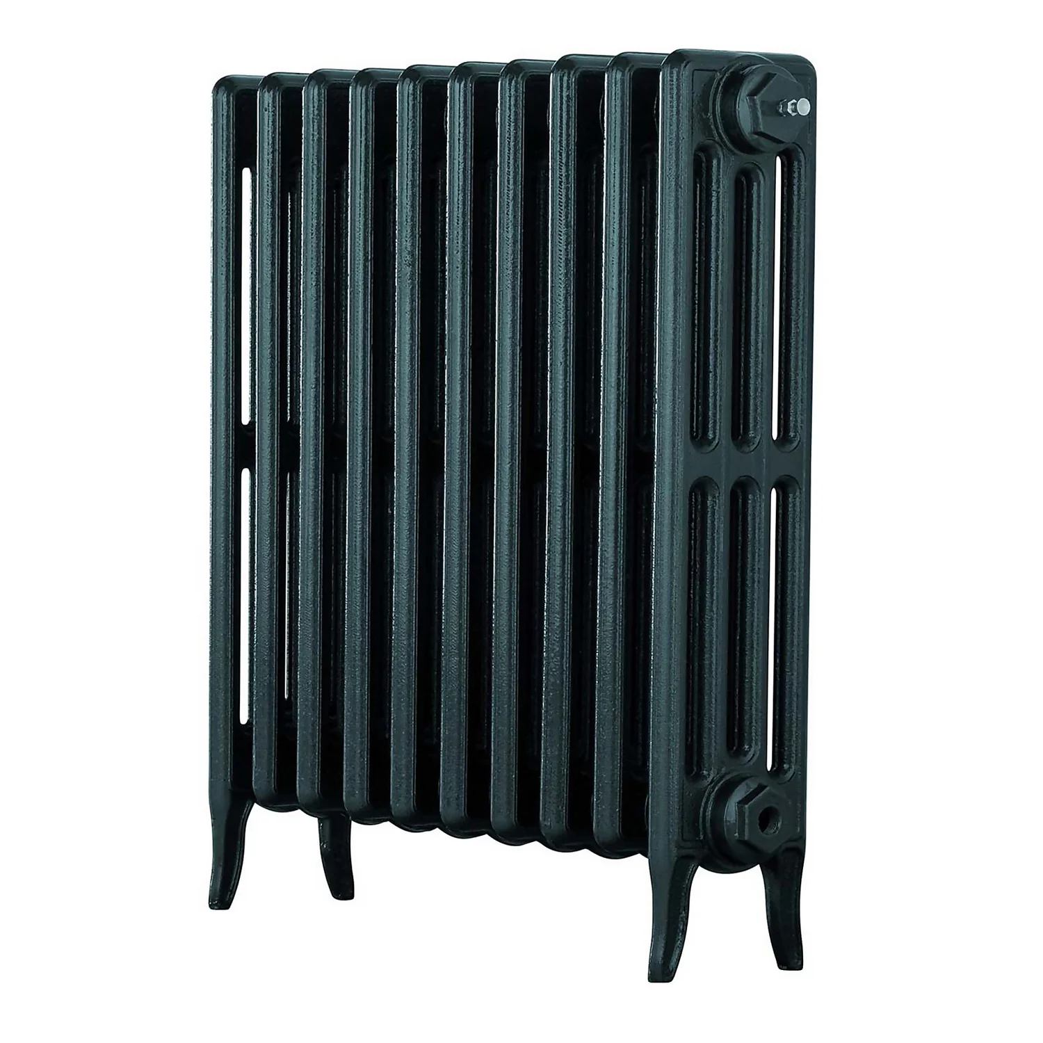 Arroll 4 Column Cast Iron Radiator 634 X 660 - Anthracite 3 Arroll 4 Column Cast Iron Radiator 634 X 660 - Anthracite