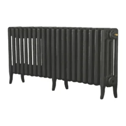 Arroll 4 Column Cast Iron Radiator 1114 X 460 - Pewter