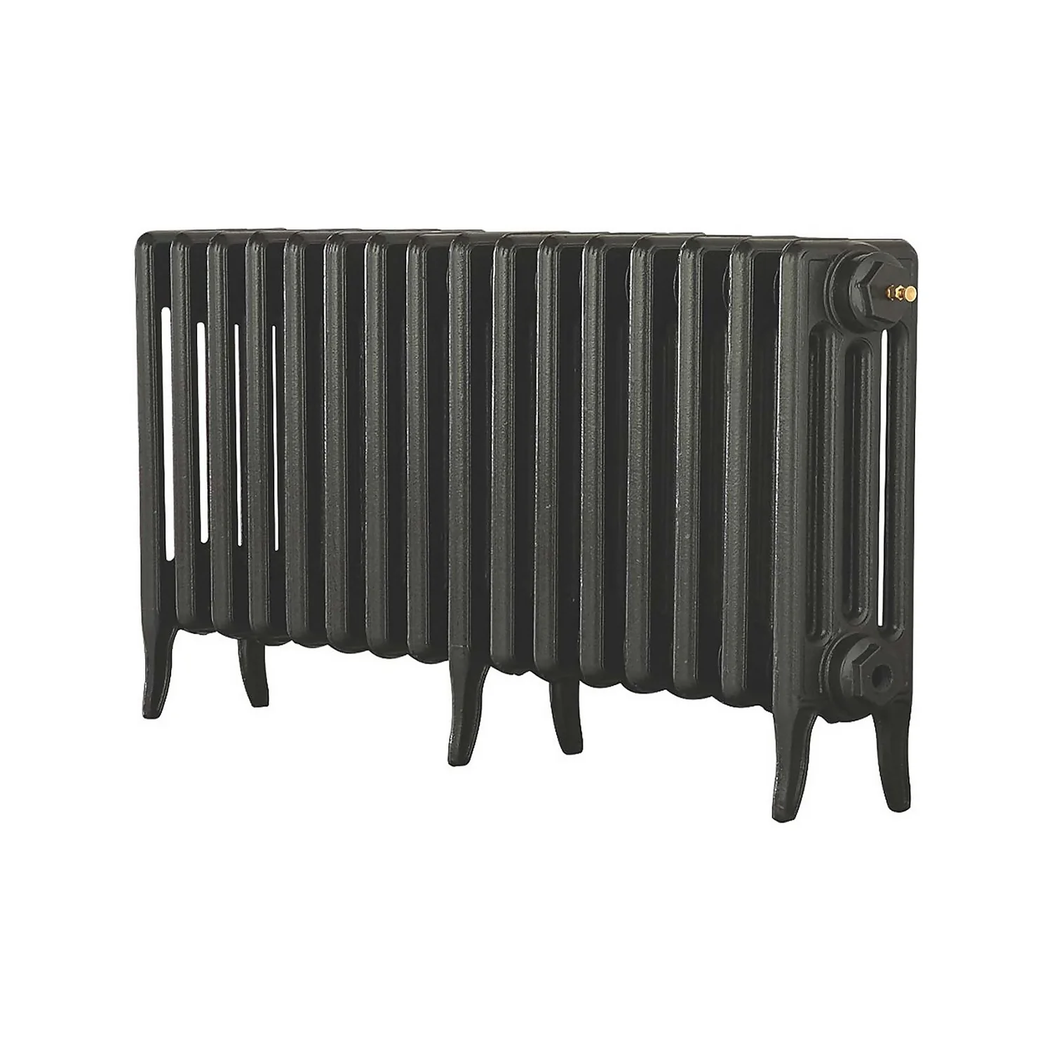 Arroll 4 Column Cast Iron Radiator 994 X 460 - Pewter 3 Arroll 4 Column Cast Iron Radiator 994 X 460 - Pewter