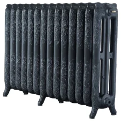 Arroll Cast Iron Radiator 1168 X 760 - Pewter