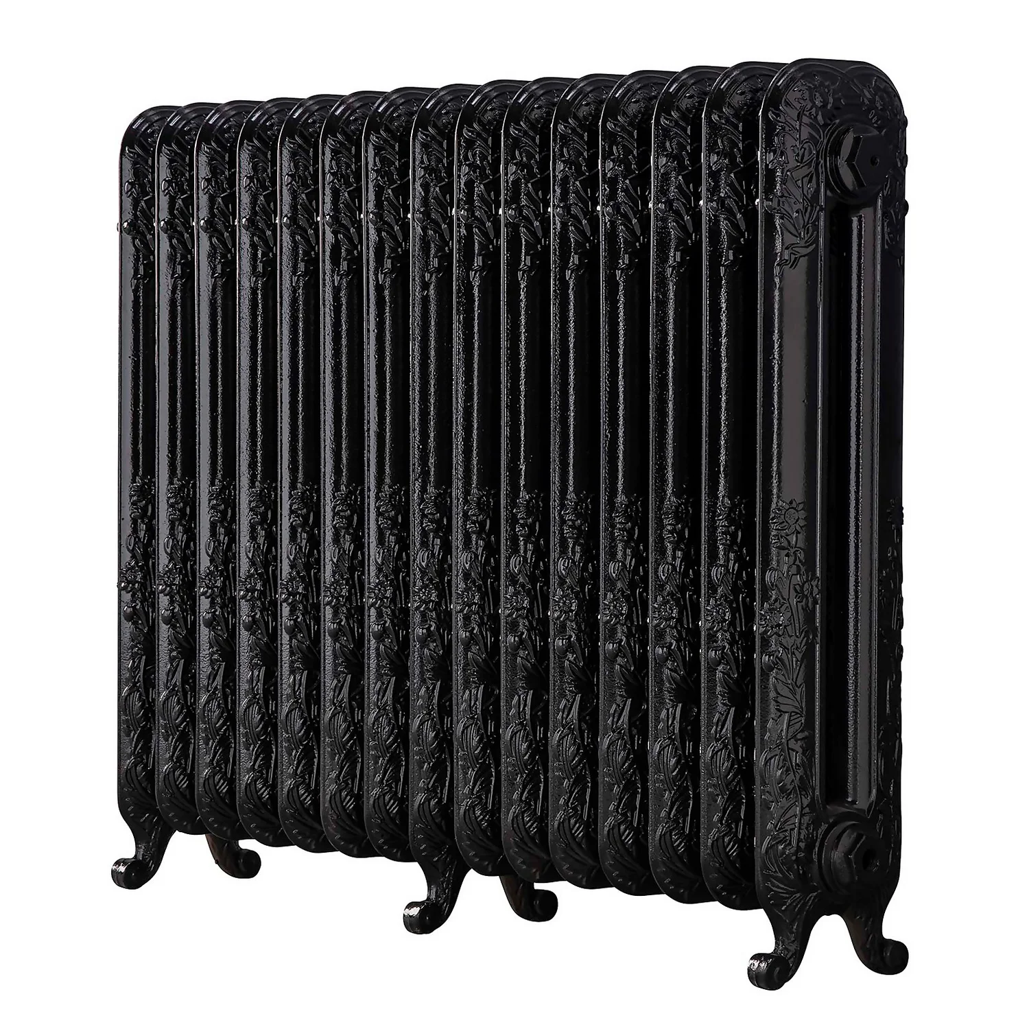 Arroll Cast Iron Radiator 1009 X 795 - Black 3 Arroll Cast Iron Radiator 1009 X 795 - Black