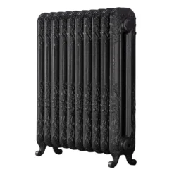 Arroll Cast Iron Radiator 684 X 795 - Pewter