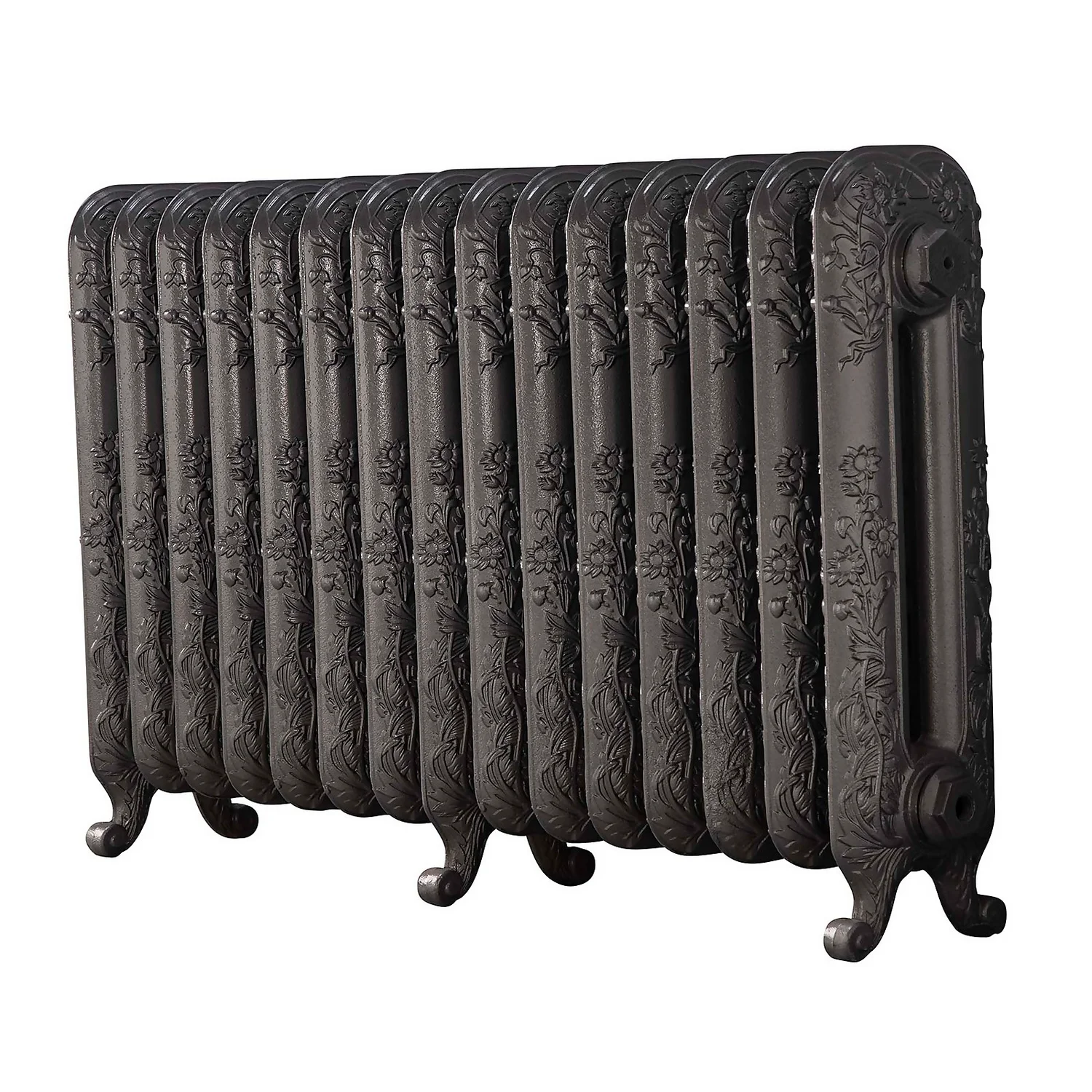 Arroll Cast Iron Radiator 1009 X 600 - Cast Grey 3 Arroll Cast Iron Radiator 1009 X 600 - Cast Grey