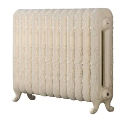 Arroll Cast Iron Radiator 814 X 600 - Cream