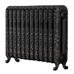 Arroll Cast Iron Radiator 814 X 600 - Silver Highlight
