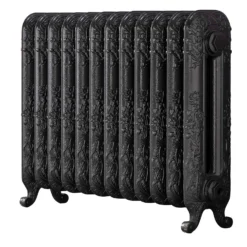 Arroll Cast Iron Radiator 814 X 600 - Pewter