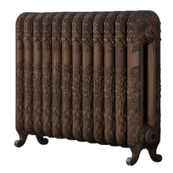 Arroll Cast Iron Radiator 814 X 600 - Aged Bronze