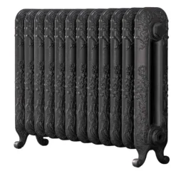 Arroll Cast Iron Radiator 814 X 600 - Cast Grey