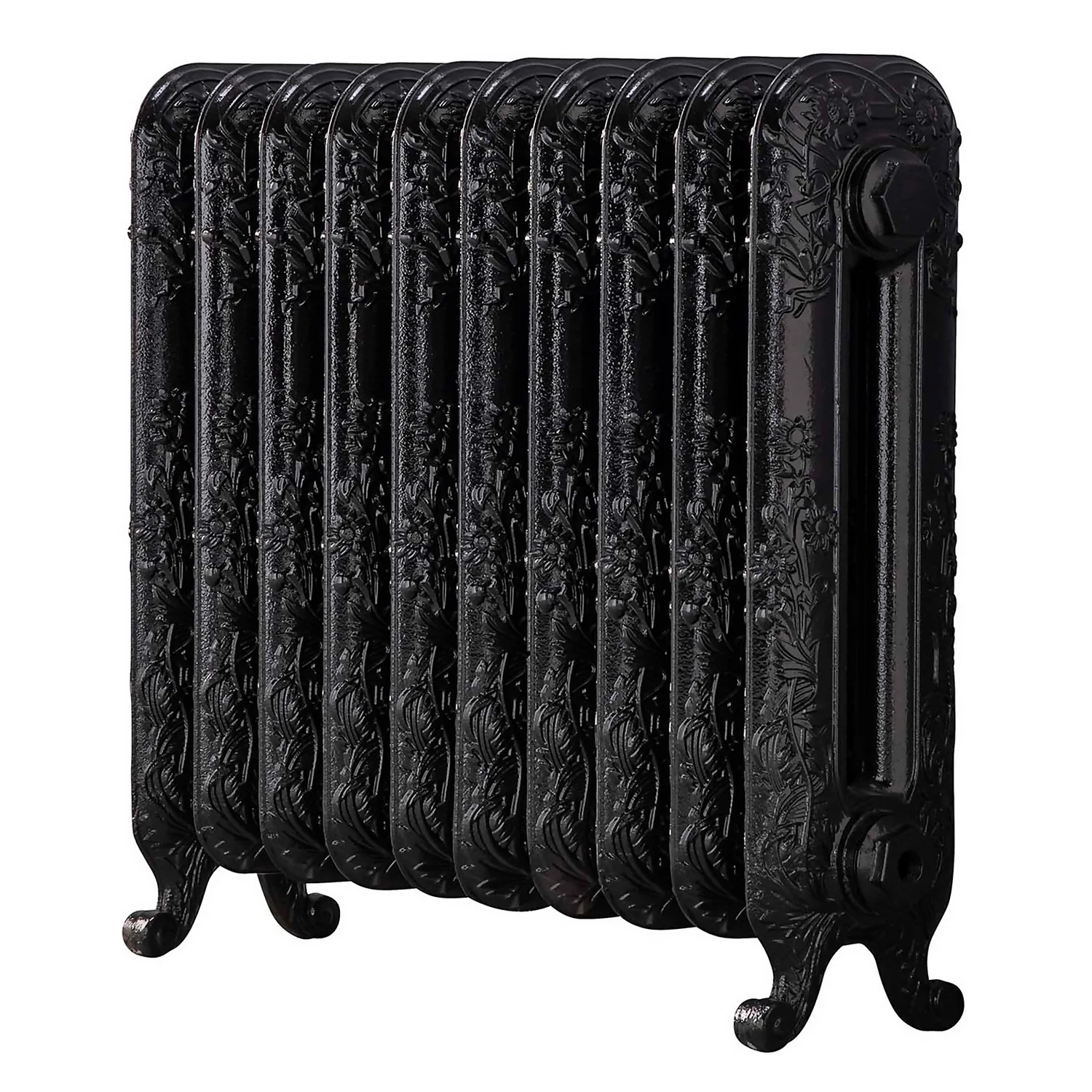 Arroll Cast Iron Radiator 684 X 600 - Black 3 Arroll Cast Iron Radiator 684 X 600 - Black