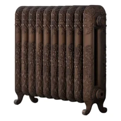 Arroll Cast Iron Radiator 684 X 600 - Aged Bronze